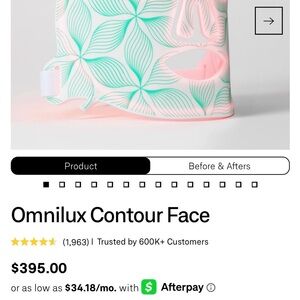 Omnilux LED contour facemask. Gently used.